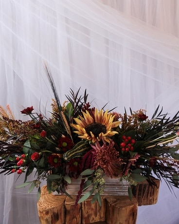 Rustic Charm Flower Arrangement