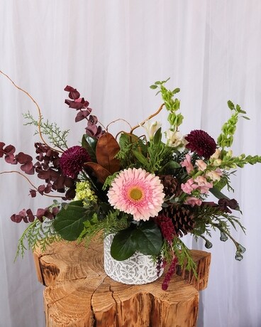 Winter Solstice Flower Arrangement