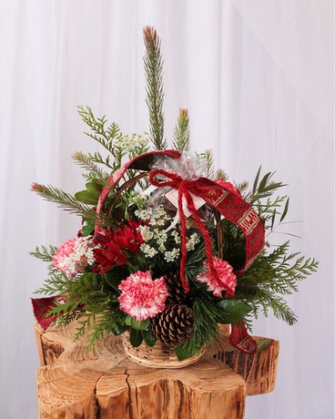 The Smell of Christmas Flower Arrangement