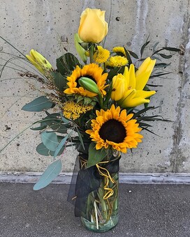 Theta Sunshine Flower Arrangement