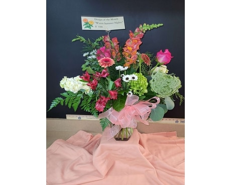 Warm Summer Nights Flower Arrangement