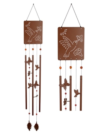 WS Victorian Garden Chime- Hummingbird Custom product