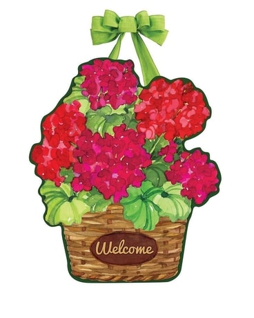 Geranium Variety Door Décor Custom product