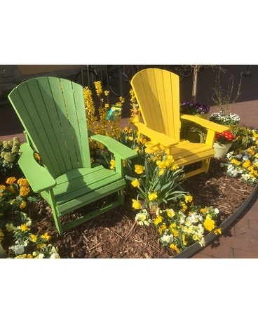 Patio Flower Arrangement