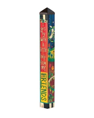 I Get By 3' Art Pole Custom product