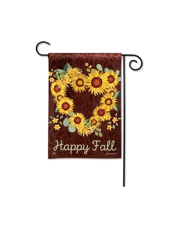 Sunflower Heart Garden Flag Custom product