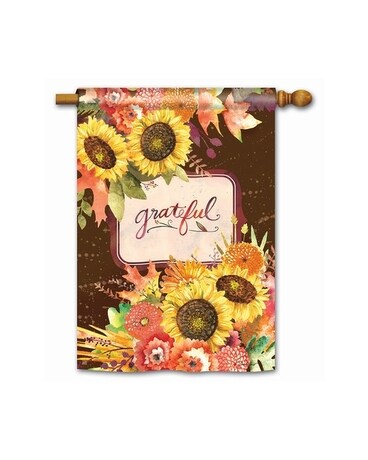 Grateful Bouquet Standard Flag Custom product