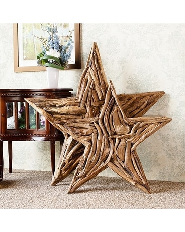 Harini Driftwood Branch Star 48