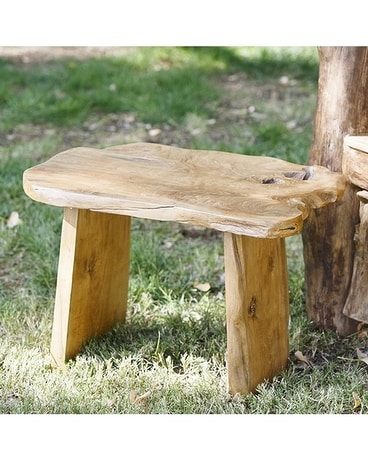 Habini Teak Small Garden Bench Custom product
