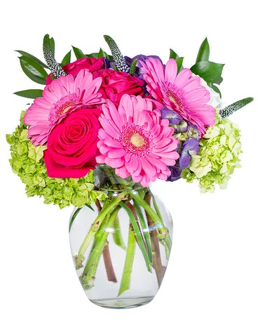 Rosey Cheeks Flower Arrangement