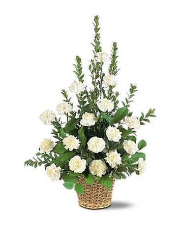 White Simplicity Basket Custom product