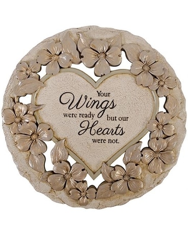 your wings were ready stepping stone /plaque Gifts