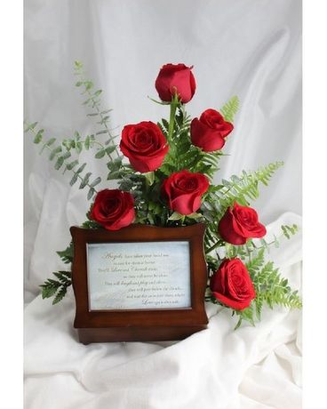 angels watch over us jewelry box Specialty Arrangement