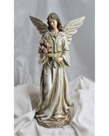 traditional angel holding roses Gifts