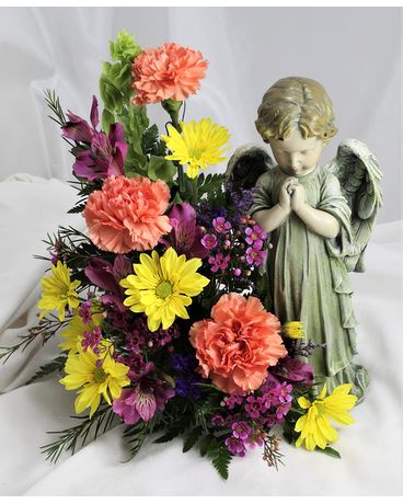 add on option #4 med. fresh garden arrangemnet Flower Arrangement