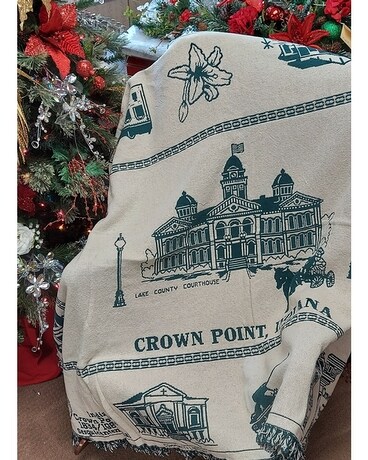 50% off Crown Point In Throw ( in store special) Gifts