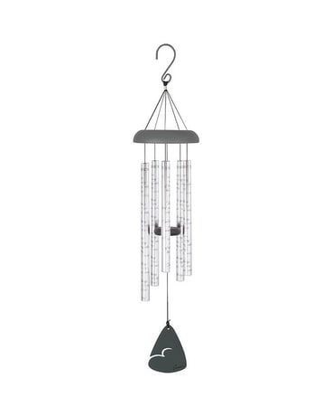 memories wind chime black/silver #62910 Gifts