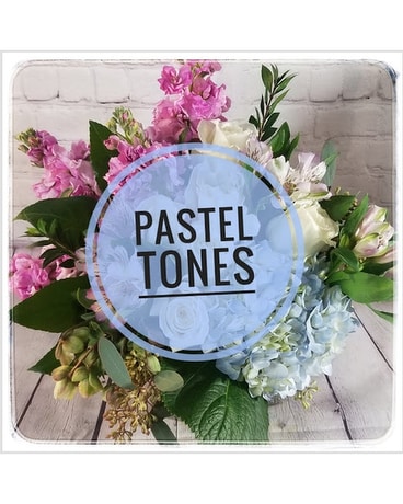 Pastel Tones Designers Choice Flower Arrangement