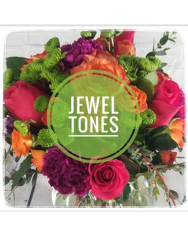 Jewel Tones Designers Choice Flower Arrangement