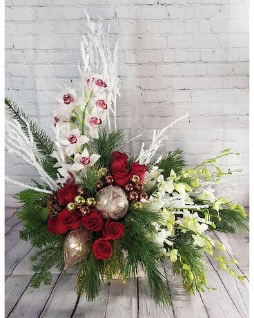 Christmas Celebrations by Parisian Florist Flower Arrangement