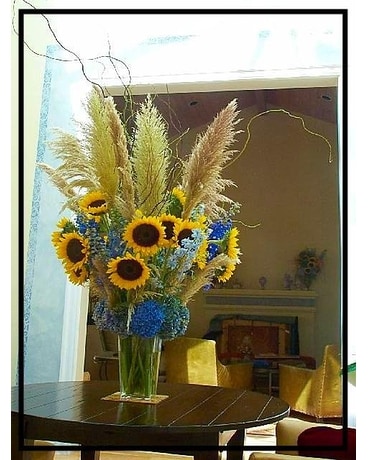 Summer Sunflowers Wedding Arrangement