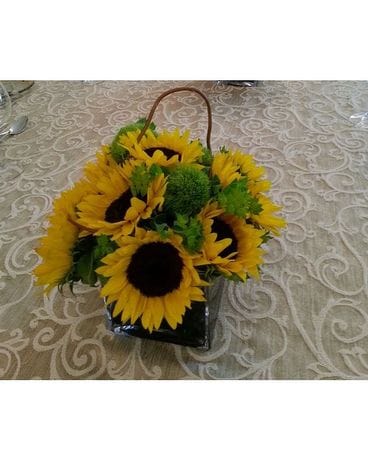 Sunflower Centerpiece Flower Arrangement