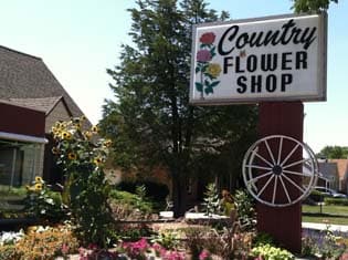 Country Flower Shop in Cudahy - signage