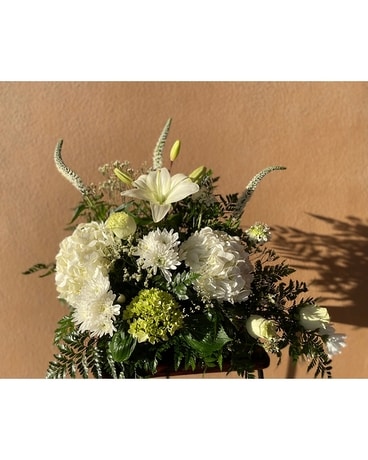 Shades of Hope Picture Tribute Sympathy Arrangement