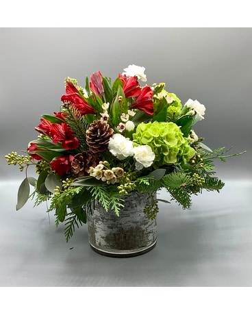Jarita's Holiday Cheer Flower Arrangement