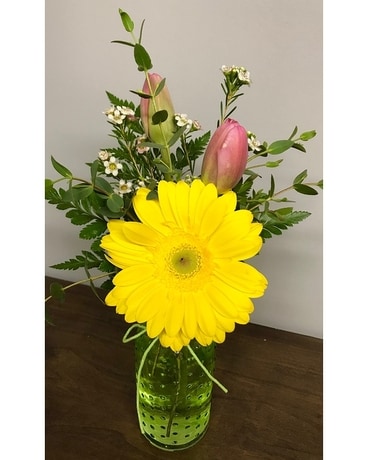 Fresh Spring Time Flower Arrangement