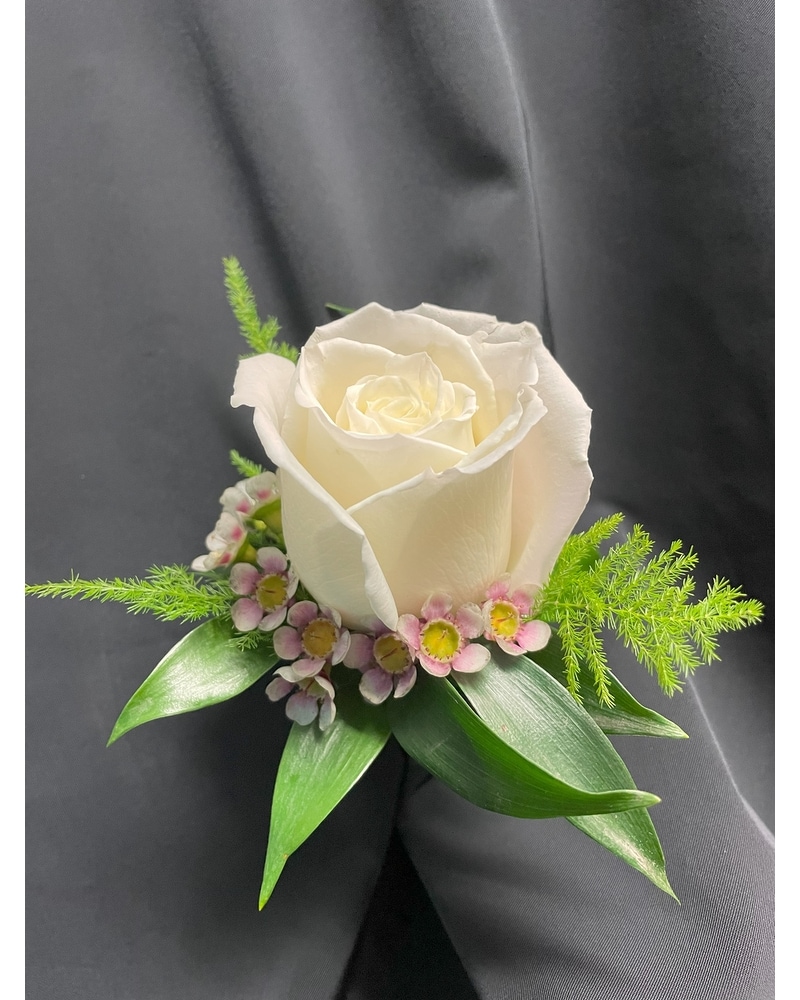★EMIS★ CORSAGE FLAT BAGIVORY m1037_1446245 Amazon.com: Floroom Ivory Rose Wrist Corsage Wristlet Band