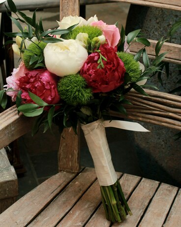 Peonies Bridal Bouquet Flower Arrangement