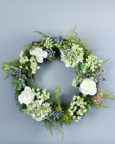 Mixed Wreath Flower Arrangement