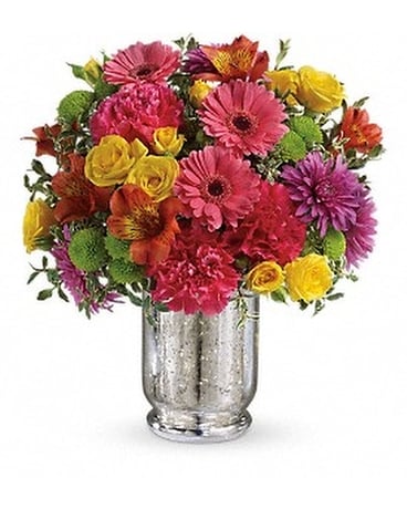 Pleased As Punch Flower Arrangement