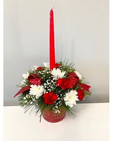 Holiday Warmth Flower Arrangement