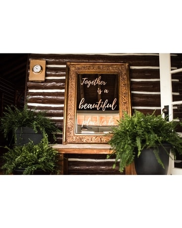 Wedding Ceremony Flower Arrangement