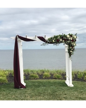 Wedding Ceremony Flower Arrangement