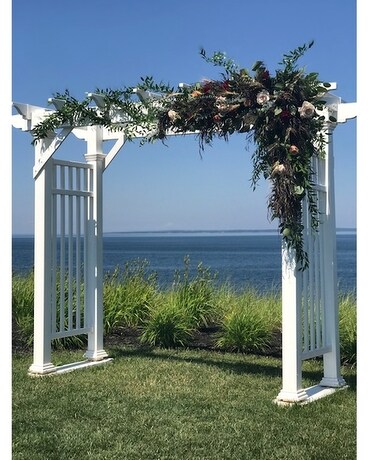 Wedding Ceremony Flower Arrangement