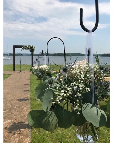Wedding Ceremony Flower Arrangement