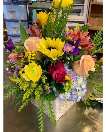 Birch Box Garden Flower Arrangement