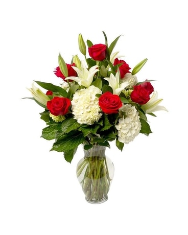 Ravishing Red Romance Flower Arrangement