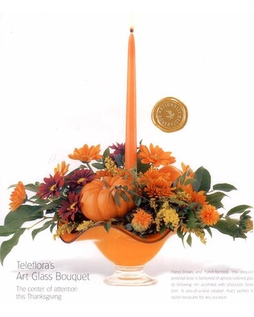 Art Glass Bouquet Flower Arrangement