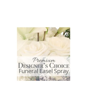 Designer Choice Standing Aisle Spray Funeral Arrangement