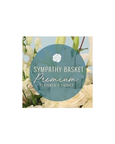 DESIGNER'S CHOICE BEREAVEMENT BASKET ARRANGEMENT Flower Arrangement