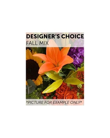 Designer's Choice - Fall Mix Flower Arrangement