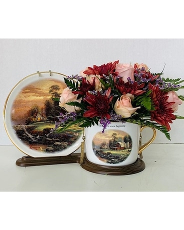 Sunset at Riverbend Farm Flower Arrangement