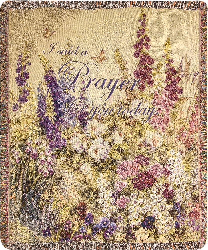 I Said A Prayer For You Tapestry Throw Gifts