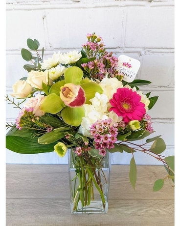 Teleflora's Rainbow Present Bouquet