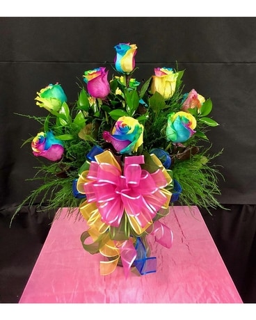 Sunshine Roses Flower Arrangement