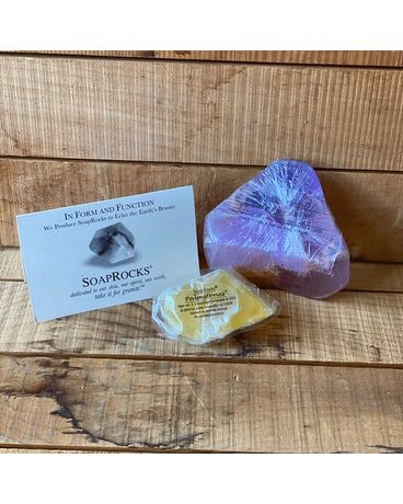 Soap Rocks Flower Arrangement